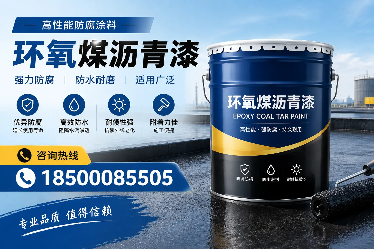 环氧煤沥青漆的主要成分与功能，霞浦用户深度了解